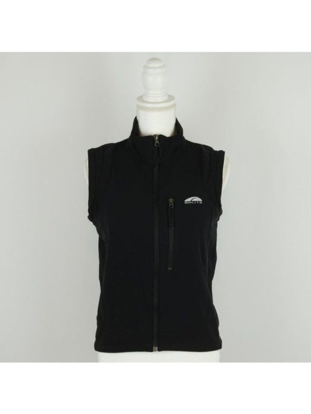 GoLite Women's Small Black Fleece Lined Collared Full Zip Vest